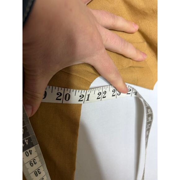 NA NIN Women's Linen Blend Relaxed Thelma Top V-neck Button Up Shirt Size‎ S/M - Picture 6 of 6